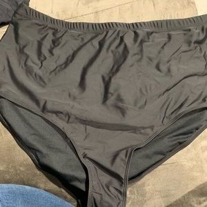 High waisted bikini bottoms
